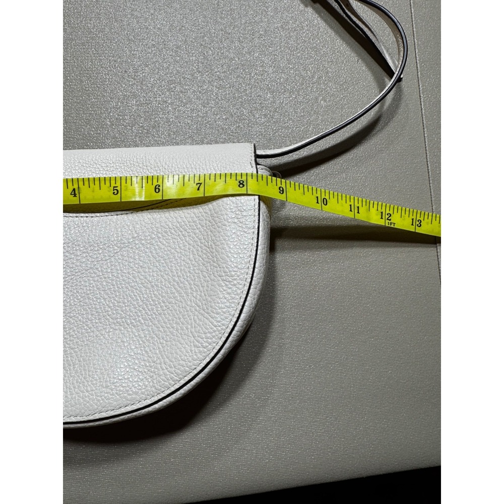 Coach Ellen Crossbody Bag Chalk White Pebbled Leather C1432 Gold Hardware - Picture 7 of 9
